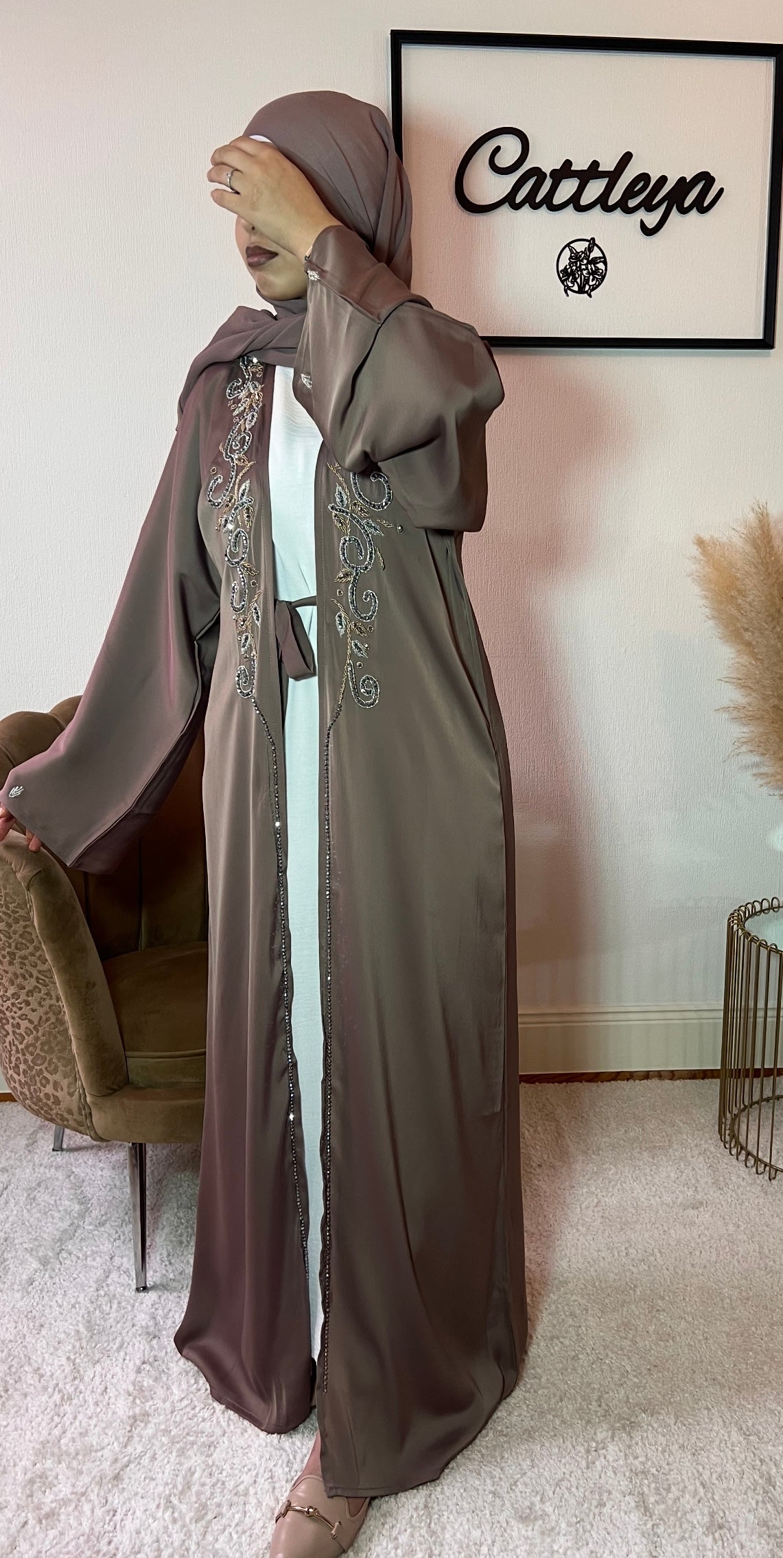 Abaya Lilas
