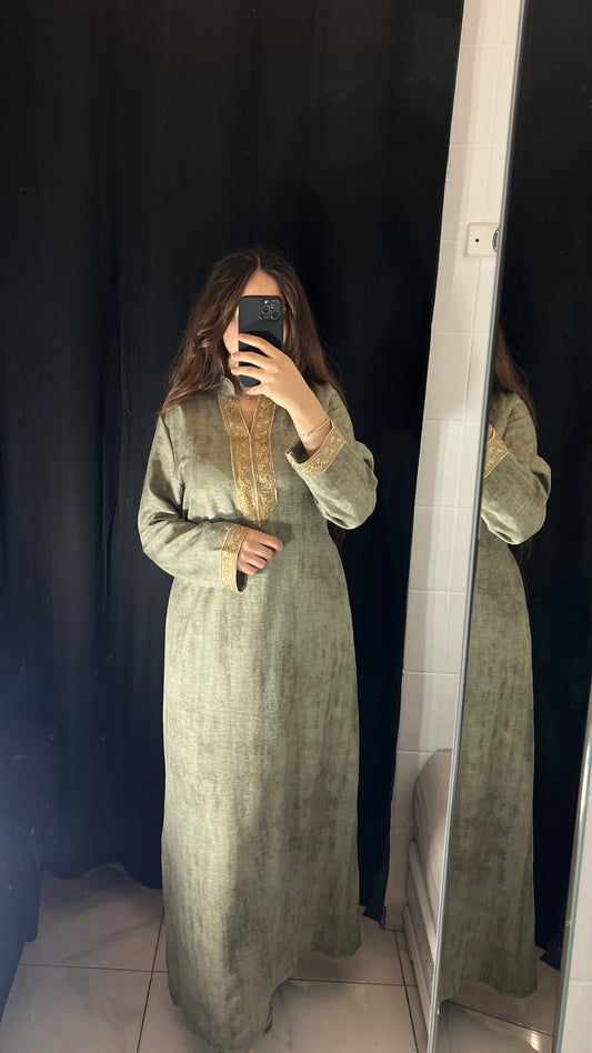 Abaya Luna vert