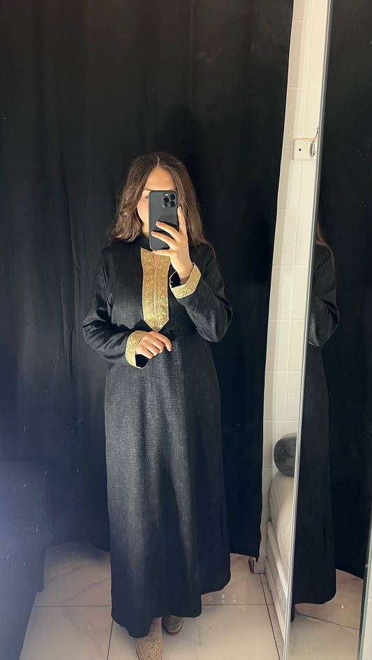 Abaya Luna noir