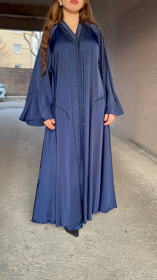 Abaya Nya bleu