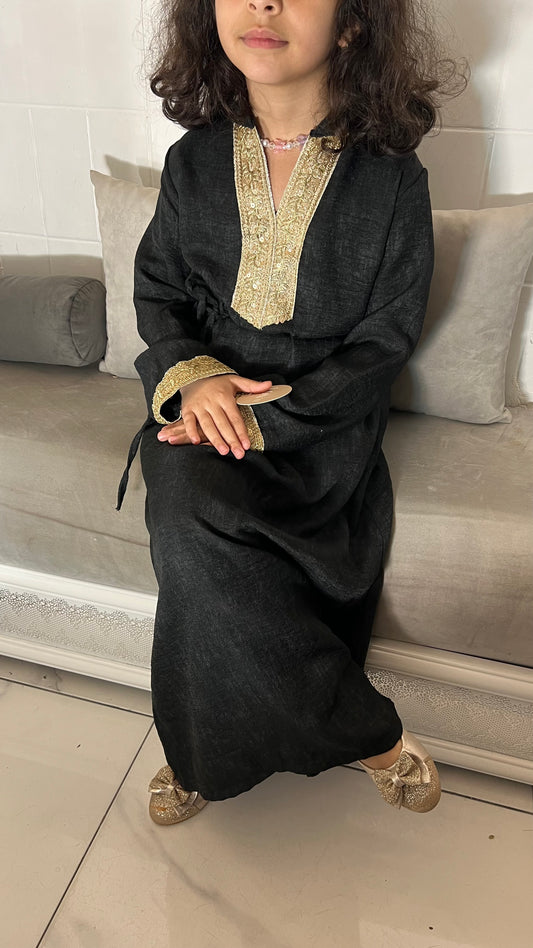 Abaya Luna Noir kids