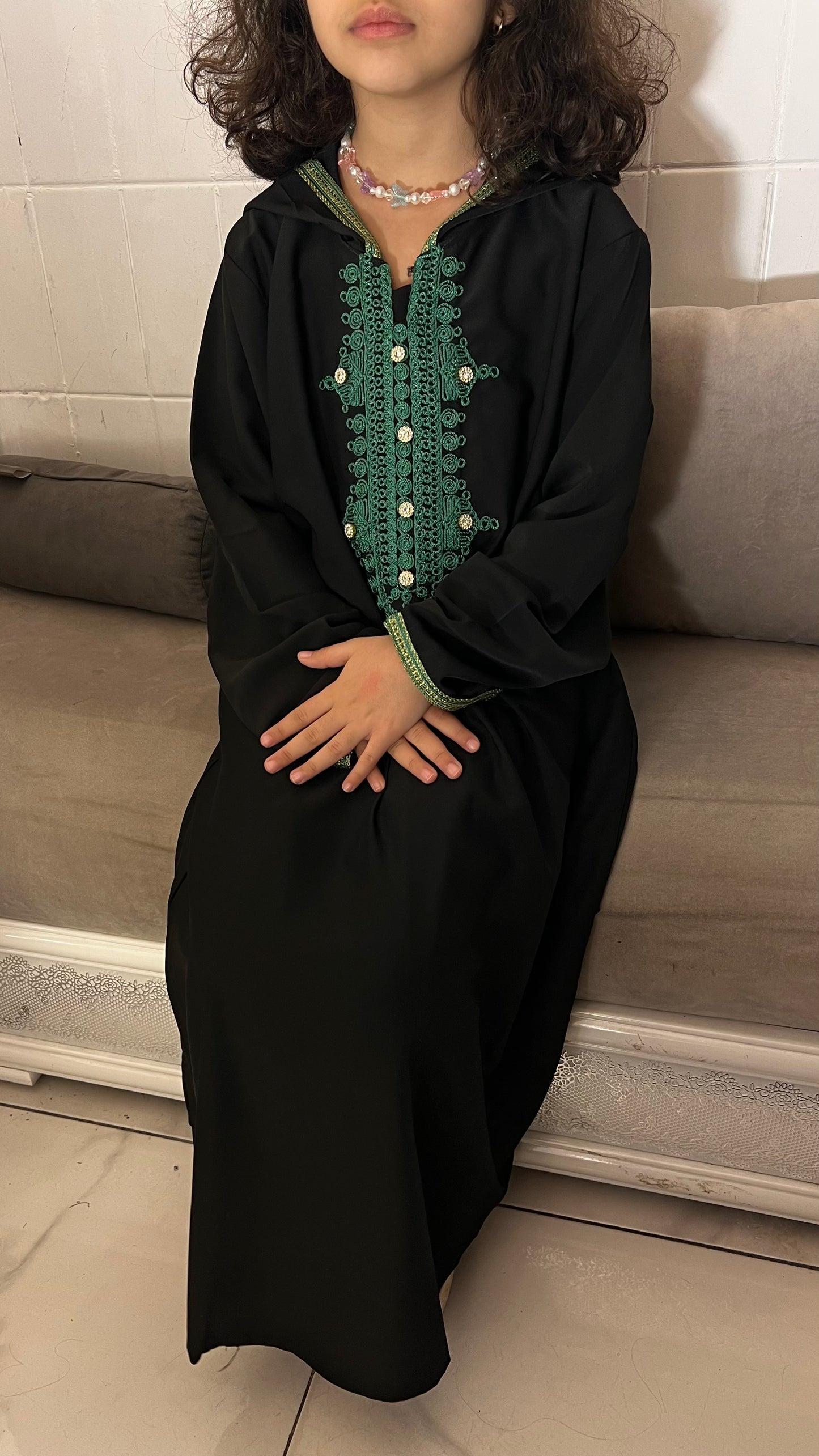 Djellaba Kids Vert