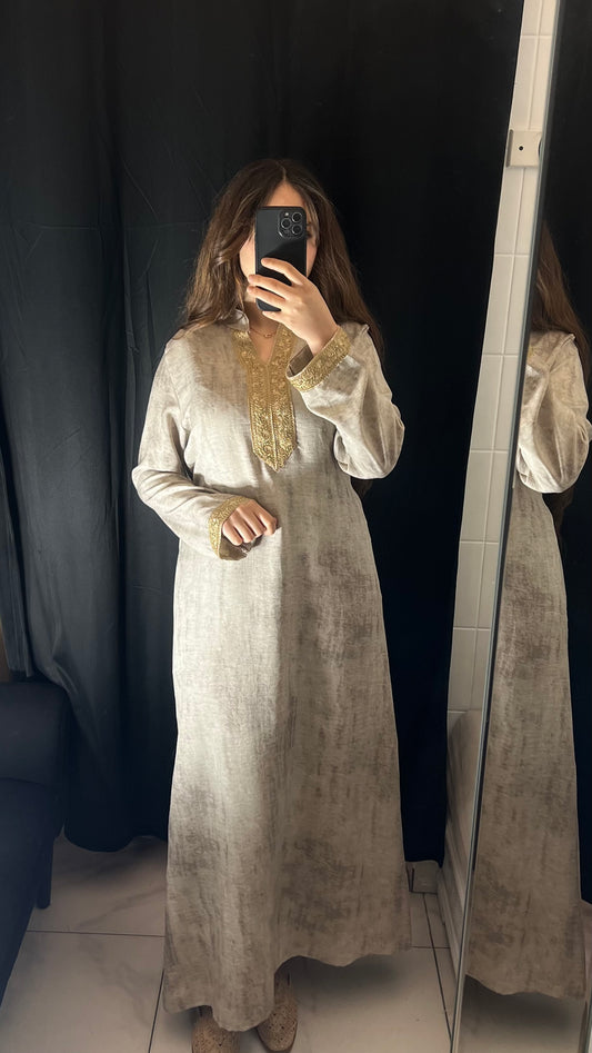 Abaya Luna clair